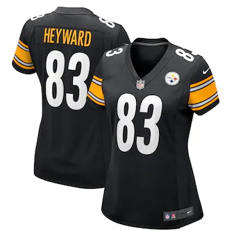 womens nike connor heyward black pittsburgh steelers game p